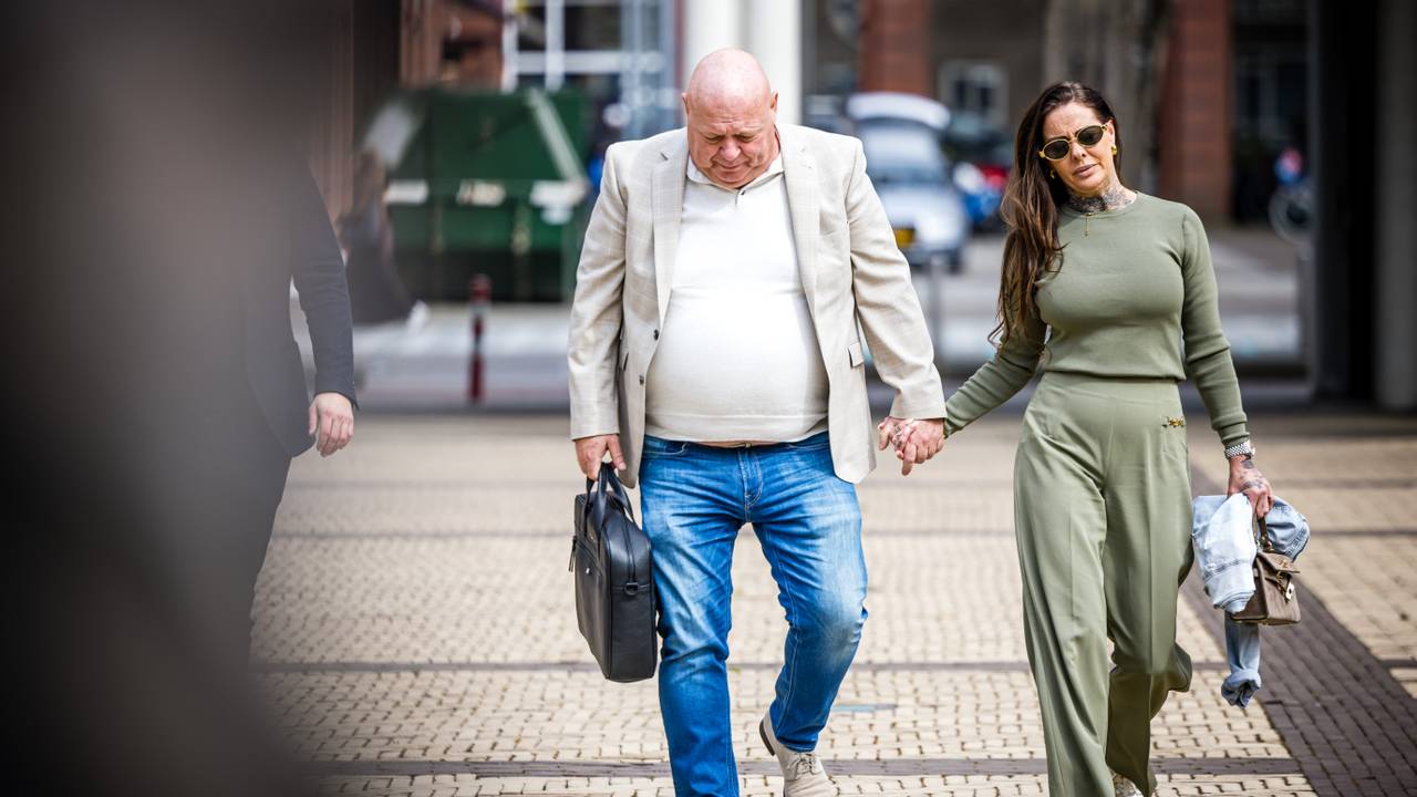 Wendy van Hout en Peter Gillis op weg naar de rechtbank in Den Bosch (foto: ANP).