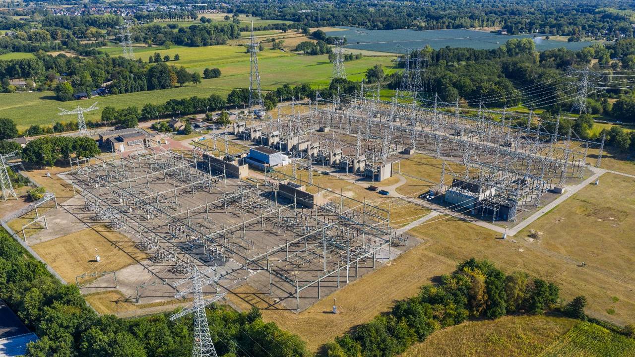 Een 380.000 volt station in Eindhoven (Foto: TenneT).