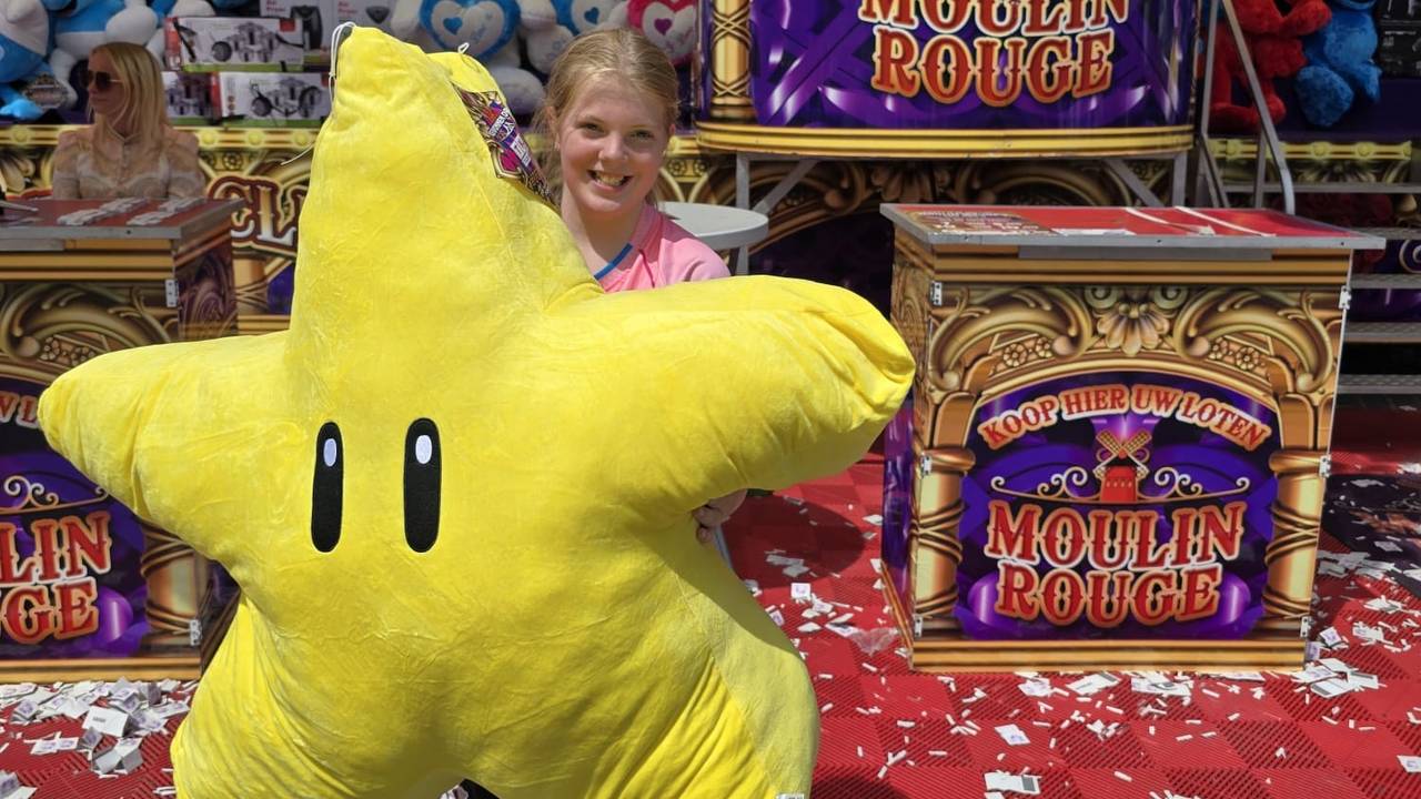 De grote ster die Yoanique won(foto: Facebook Saskia van Dijk-Plugge).