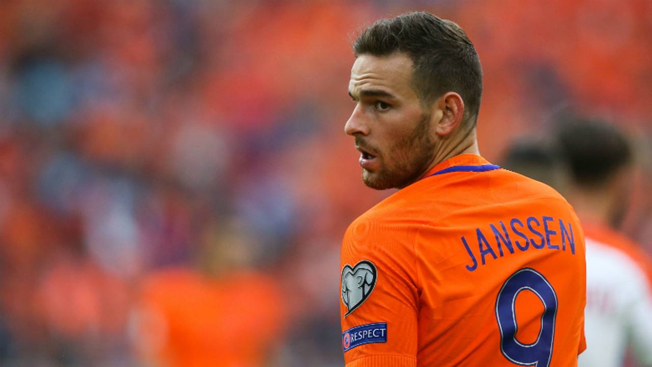Vincent Janssen in het shirt van Oranje (Foto: VI Images)