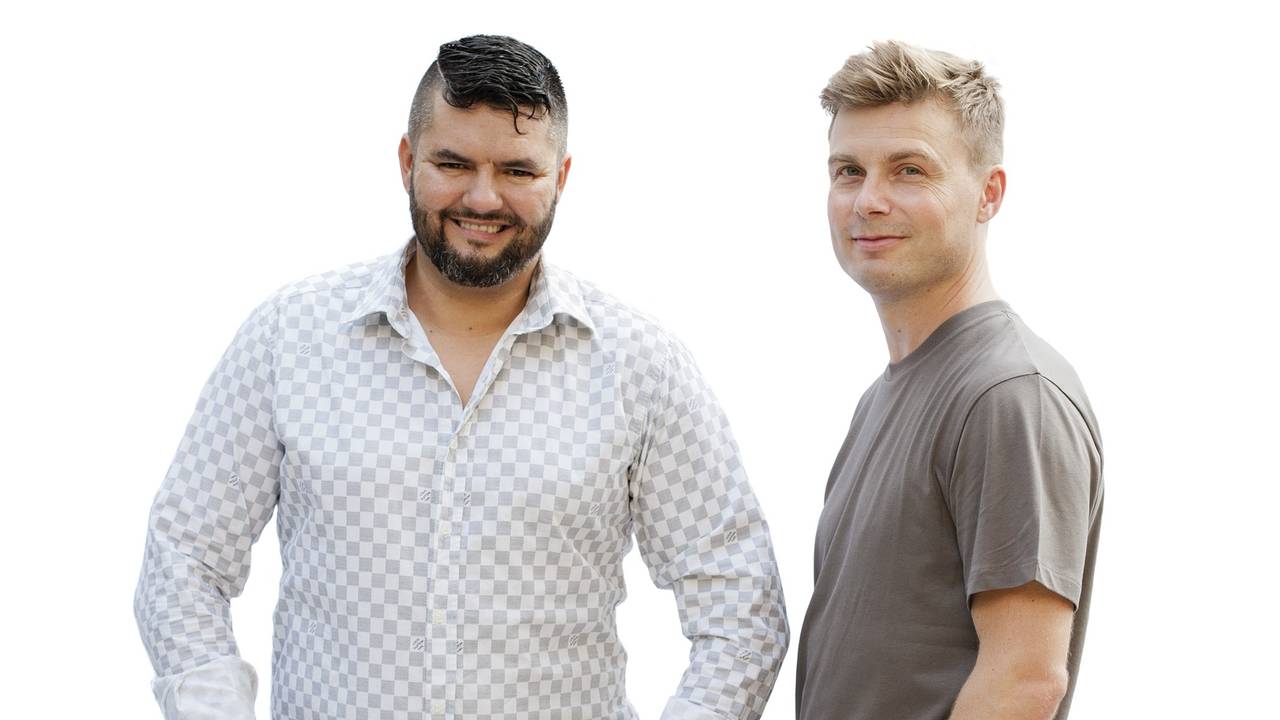 Nordin Ghouddani en Thomas Rijsman, de schrijvers van het boek Marokkaanse trots.