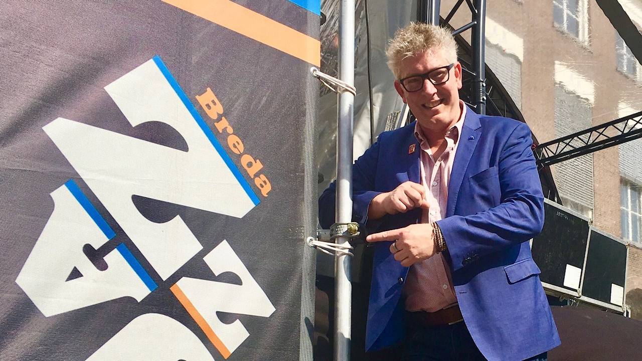 Voorzitter Bart Wouters van Breda Jazz Festival is er klaar voor.