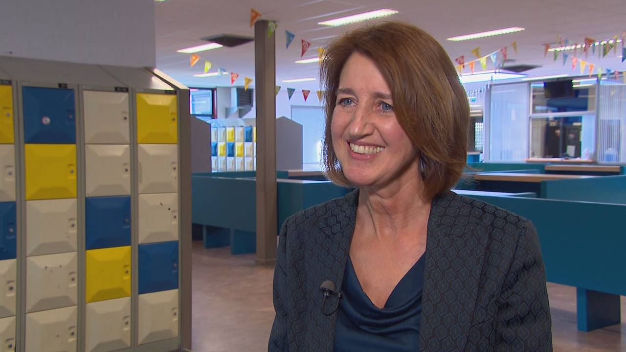 Rector Claire Arts van het Eckartcollege in Eindhoven.