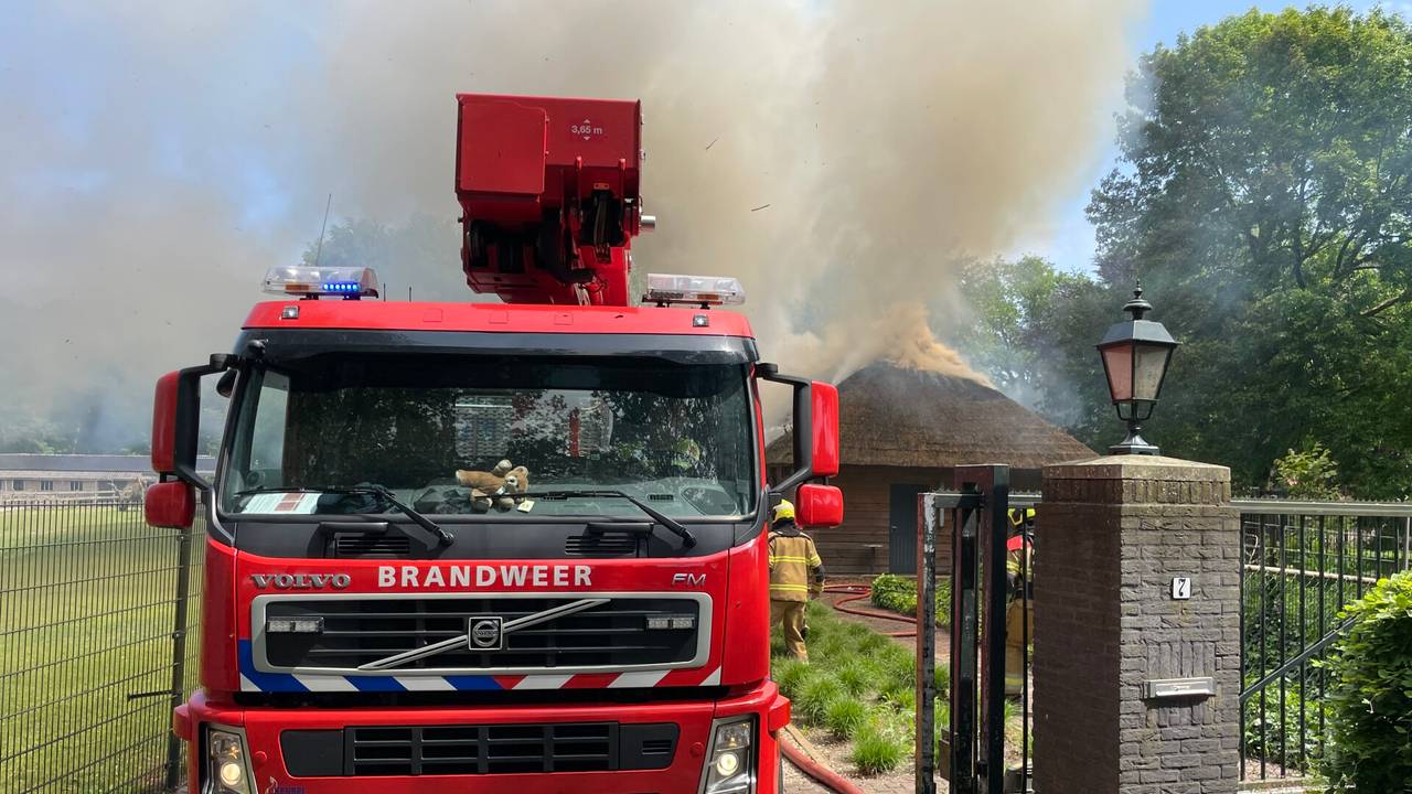 “Raging Fire at Care Farm with Thatched Roof in Sint-Oedenrode”