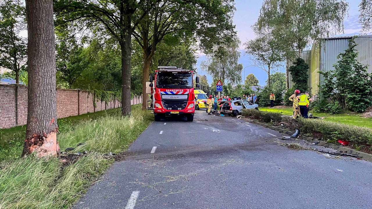 het ging mis op de Loovebaan in Someren (foto: Harrie Grijseels/SQ Vision).
