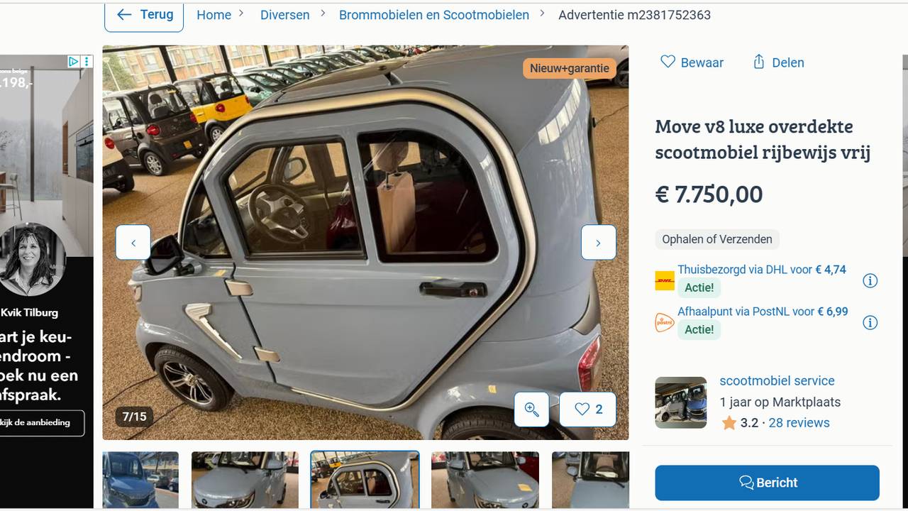 Advertentie van de verkoper uit het artikel (Foto: Marktplaats)