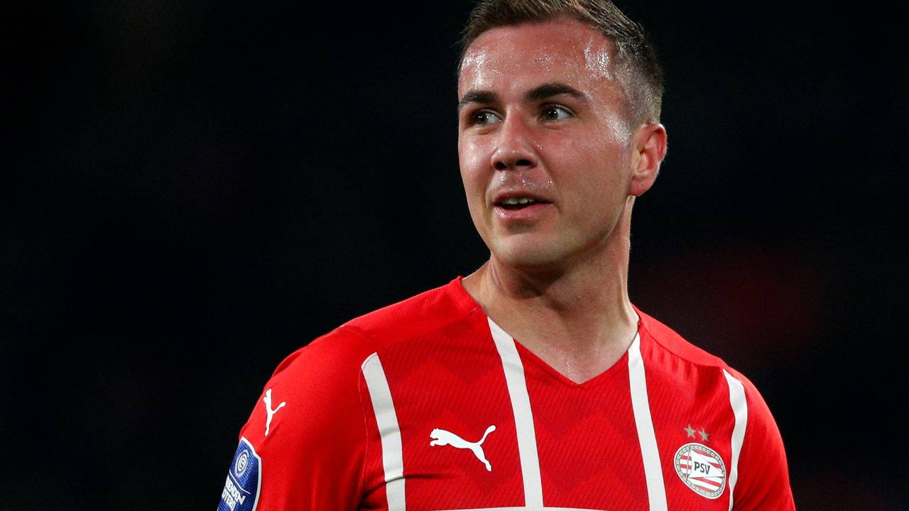 Mario Götze kwam een jaar geleden naar PSV