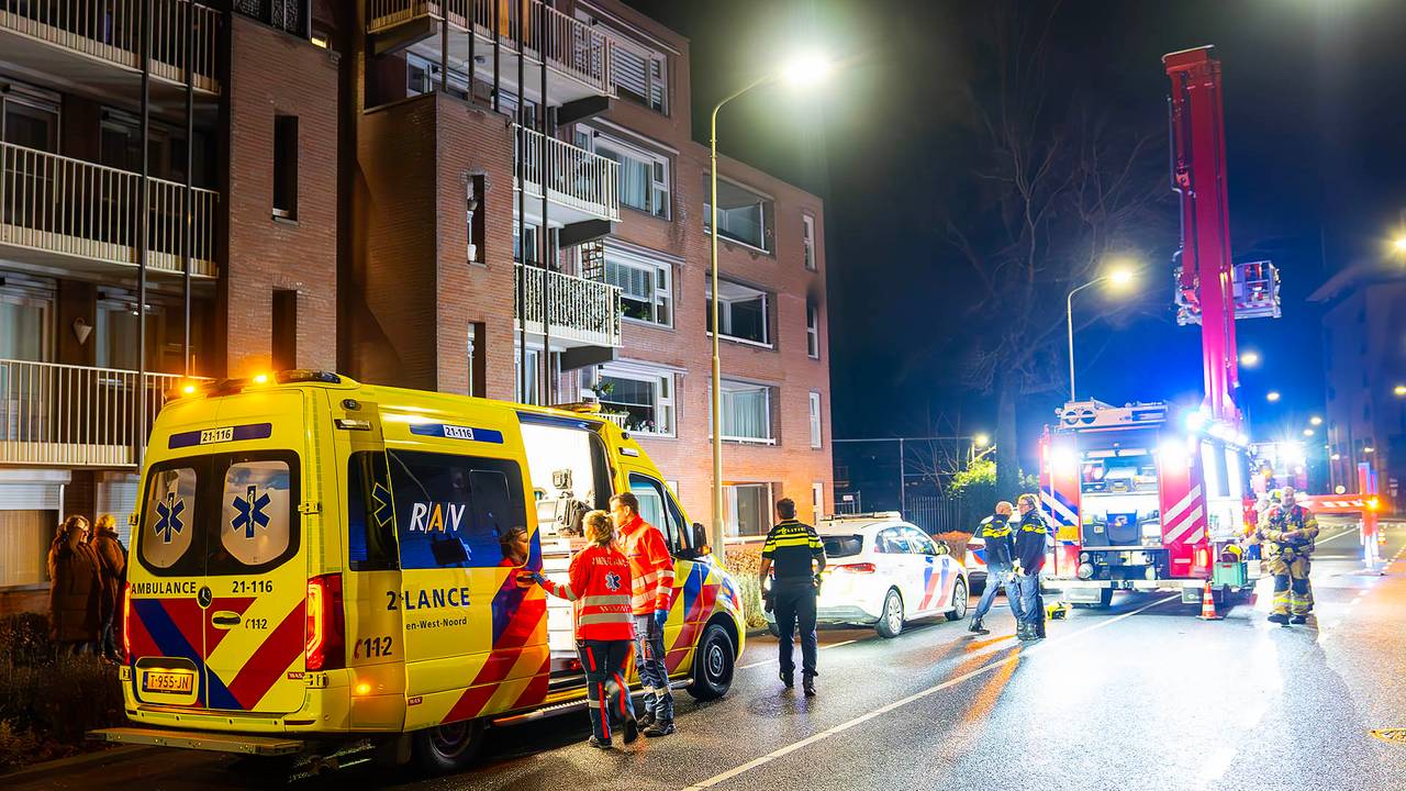 Er waren veel hulpverleners op de been (foto: Gabor Heeres/SQ Vision).