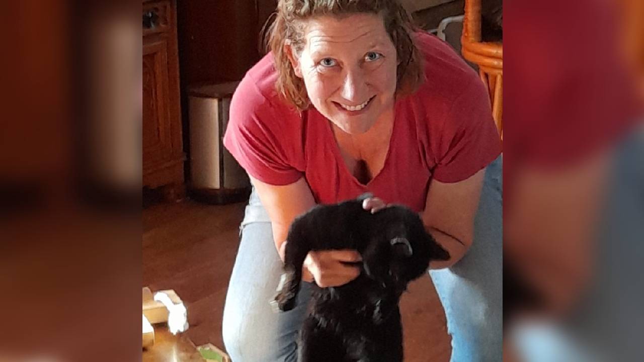 Kitty met kat Audi A7 (privéfoto)