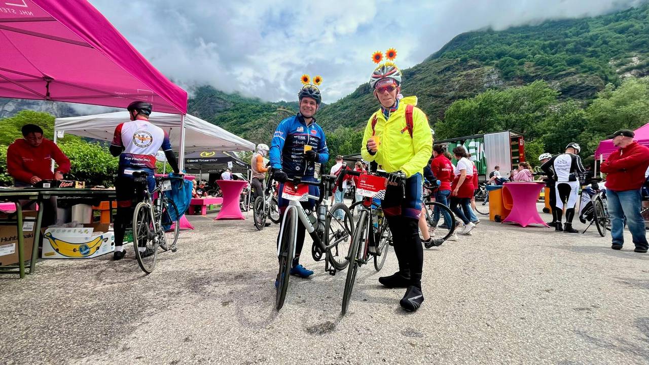 Chris Zwanenburg en Jos van den Heuvel uit Gemert. (Foto: Hannelore Struijs)