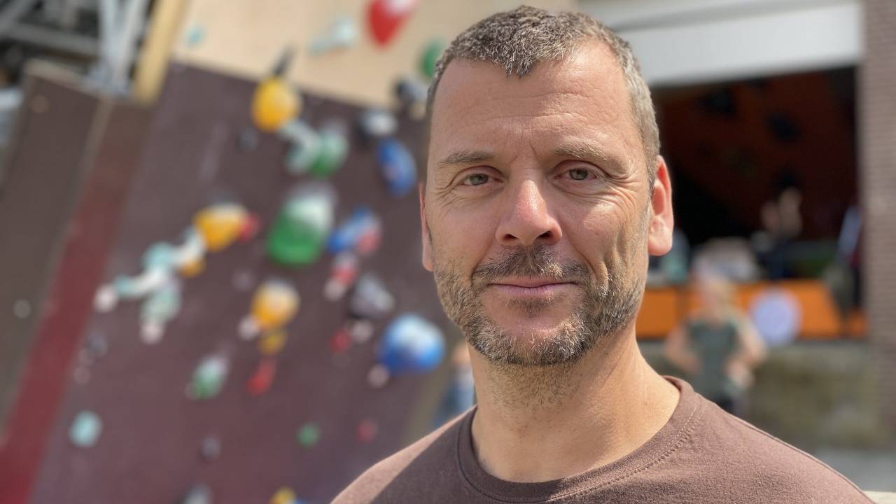 Adri Groenendaal, mede-eigenaar van de Bossche Boulders (foto: Jan Peels).