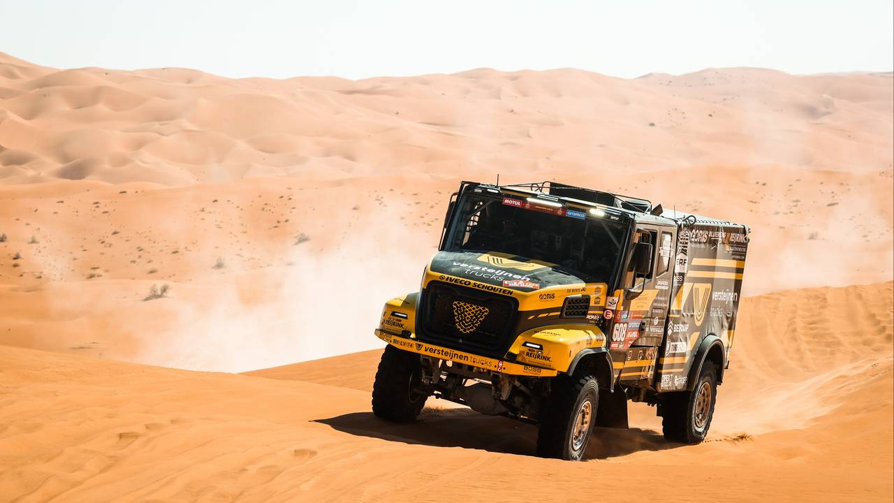 Vick Versteijnen deed tijdens de marathonetappe wel goede zaken (foto: ANP/Antonin Vincent)