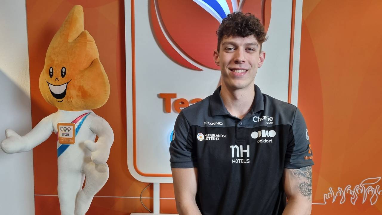 Handbalinternational Janik van Zundert (foto: Leon Voskamp).