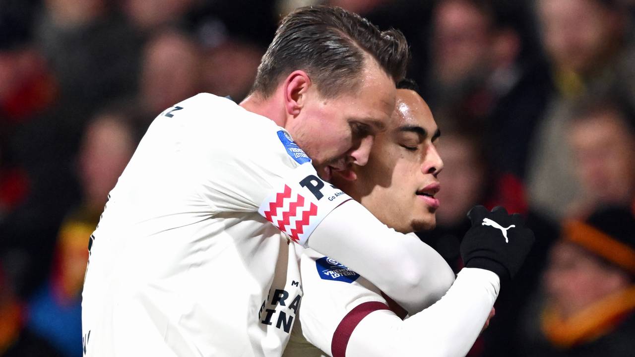 Serginho Dest was de matchwinner tijdens Go Ahead Eagles-PSV (foto: ANP 2024/Gerrit van Keulen).