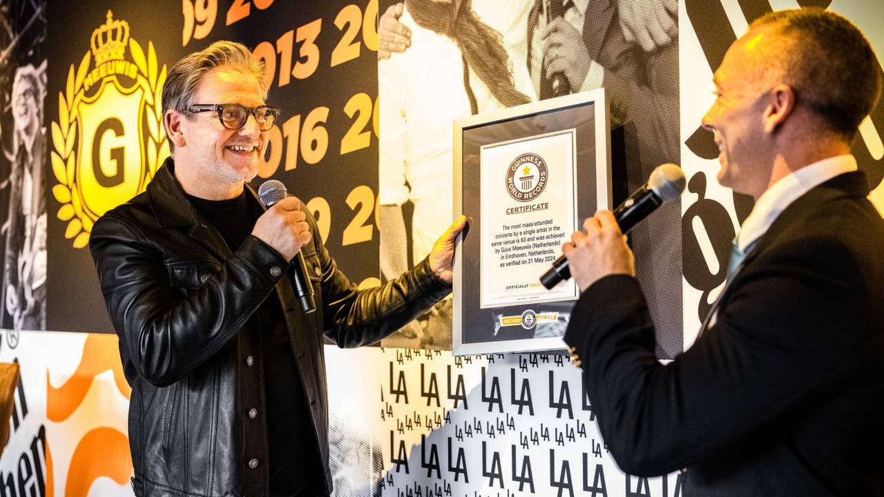 Guus Meeuwis établit un record du monde avec les concerts de Groots