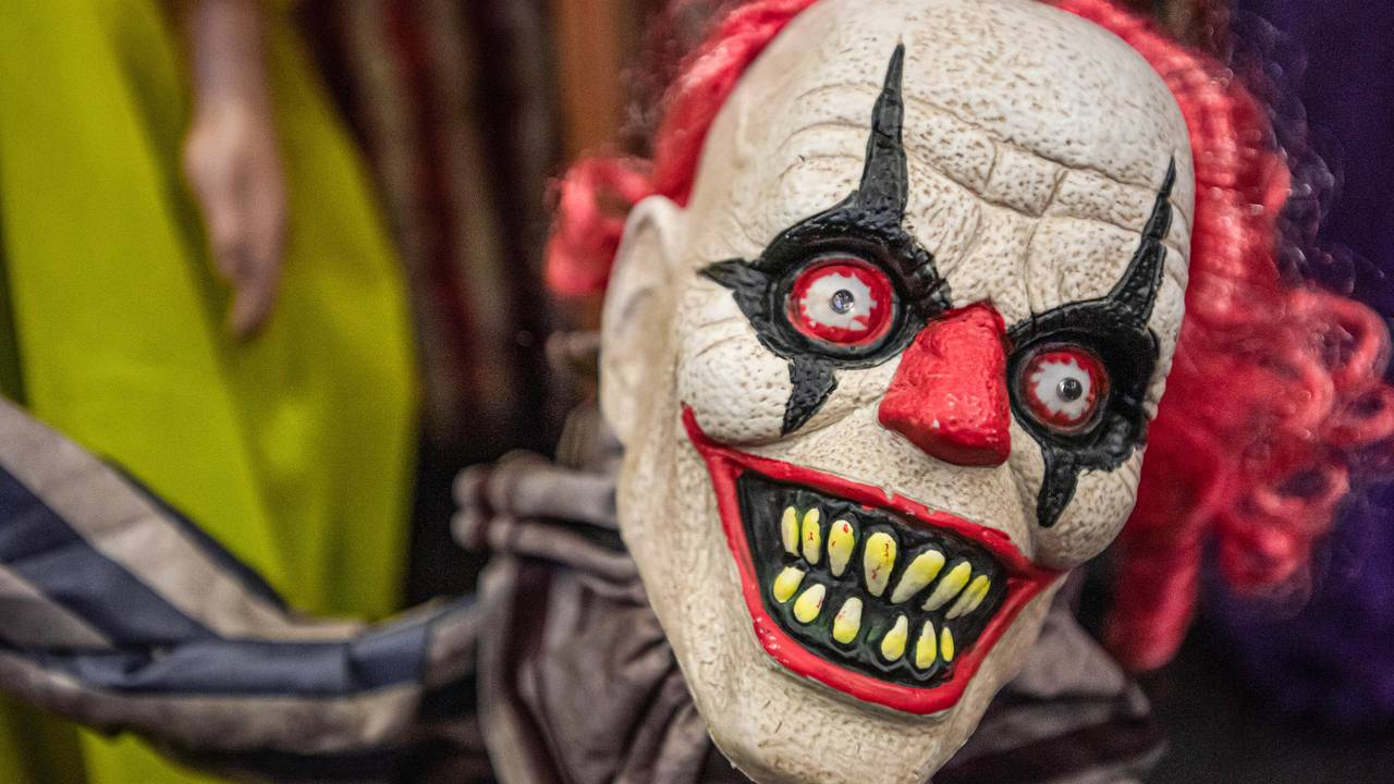Het clownspak is ook met Halloween populair (foto: ANP).