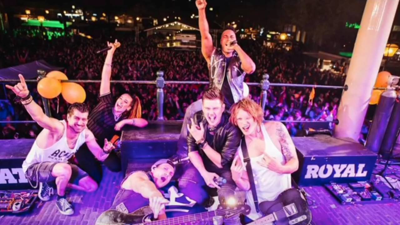 Royal Beat heeft een hit te pakken met 'Da mag dus nie' (beeld uit clip). 