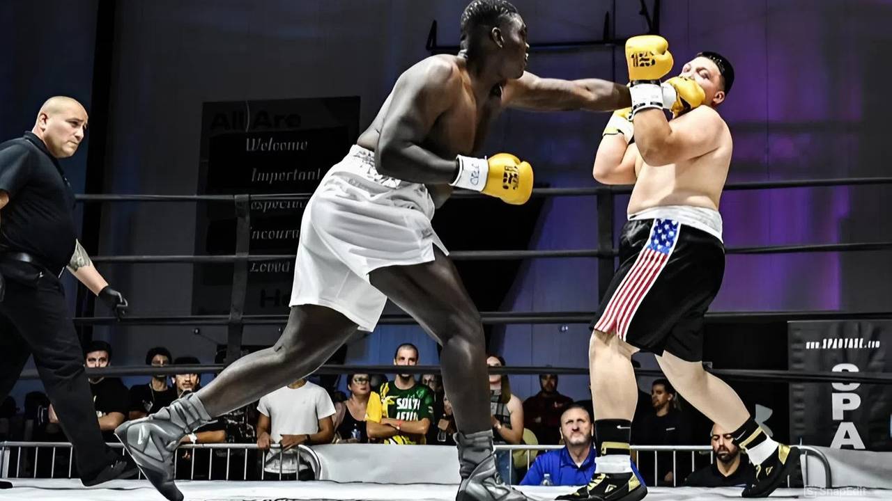 Shequill Waterberg in de witte broek (foto: Omroep Tilburg/Brandon Weingartner).