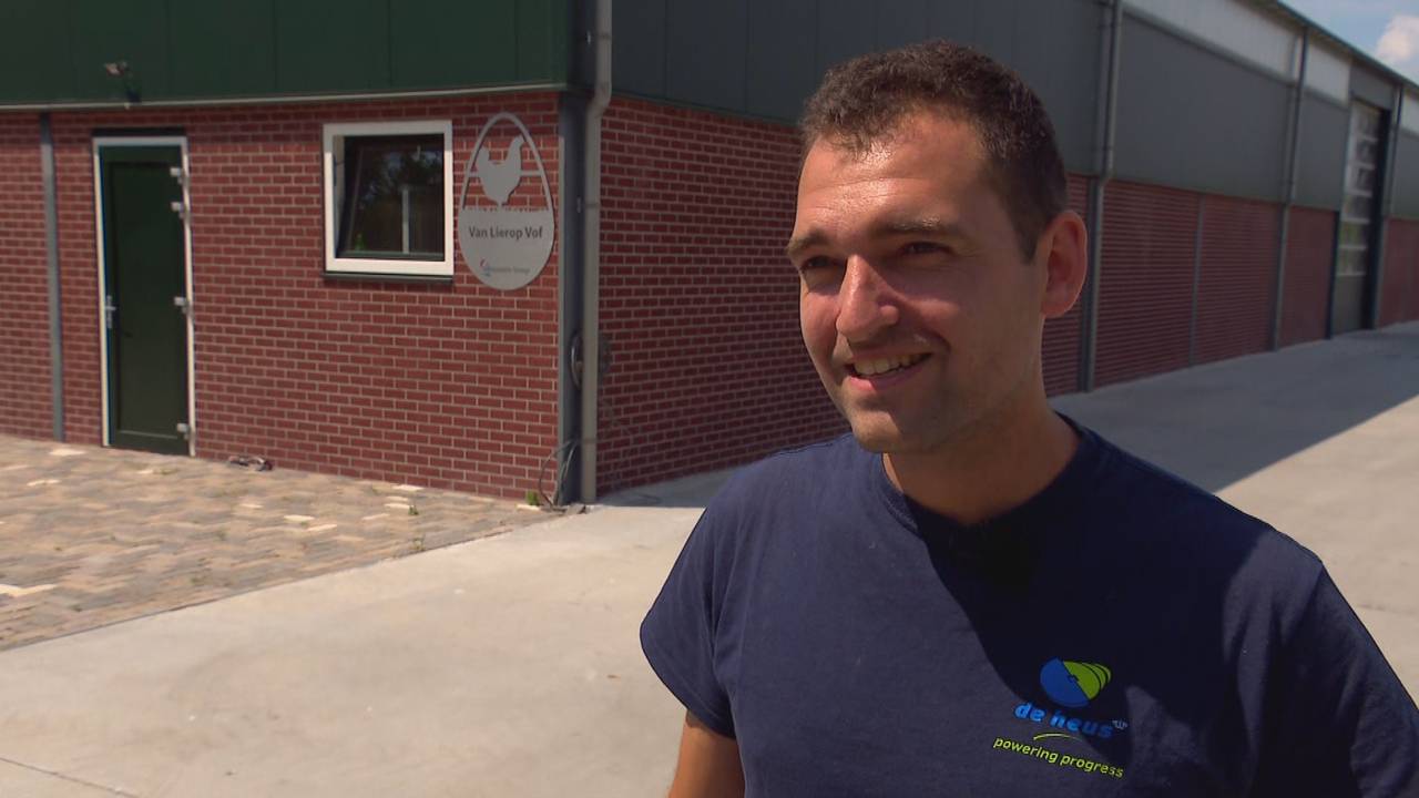 Boer Joris hoopt dat hij nog lang eieren mag blijven produceren (Foto: Omroep Brabant).