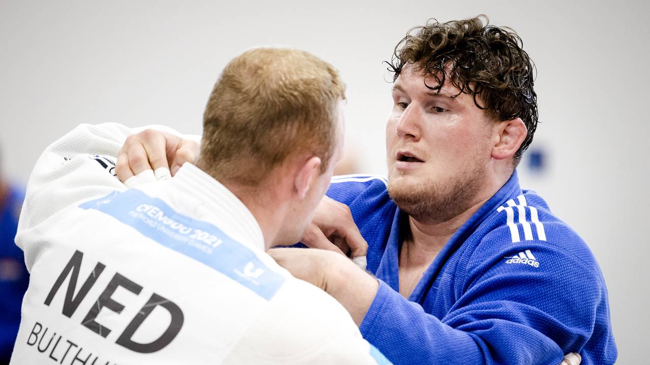 Jur Spijkers tijdens een training (foto: Sem van der Wal/ANP).