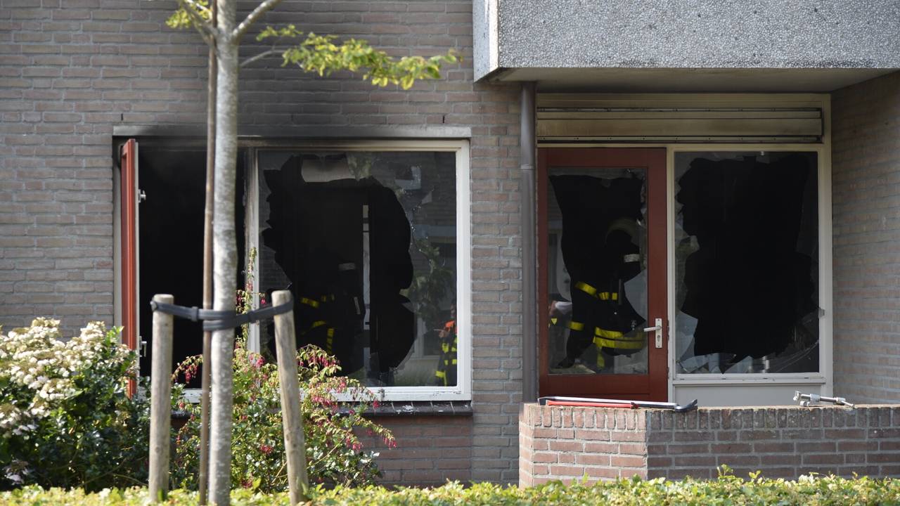 Het huis is van binnen uitgebrand (foto: Perry Roovers/SQ Vision Mediaprodukties).