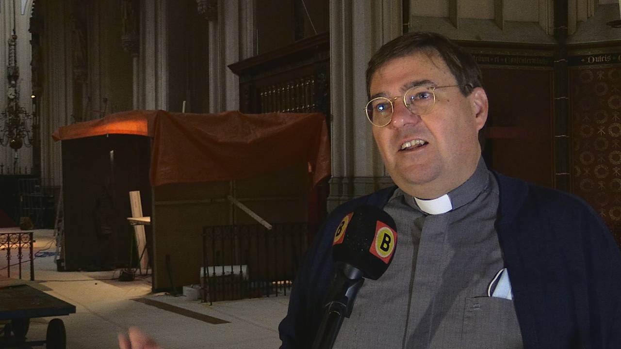 De kerststal in de Sint Jan in Den Bosch is ook in lockdown gegaan 