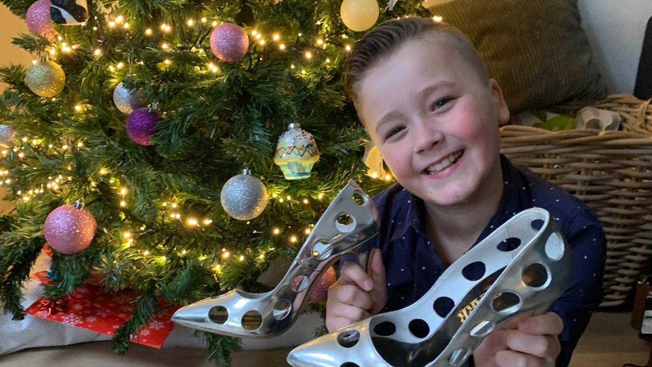 Stef loopt heel graag op hoge hakken.