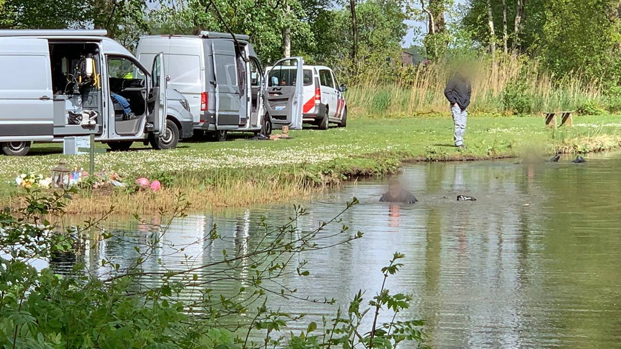 De plek waar het meisje werd gevonden