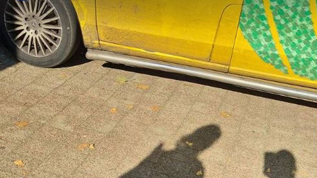 De politie sprak de eigenaar van de miauwende kittens op het balkon aan (foto: Instagram politie Valkenswaard).