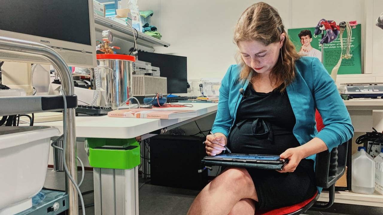 Elles pinned her thesis, so she turned it into a comic book