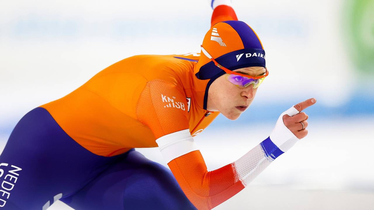 Ireen Wüst zit alweer een maand in een bubbel (foto: ANP). 