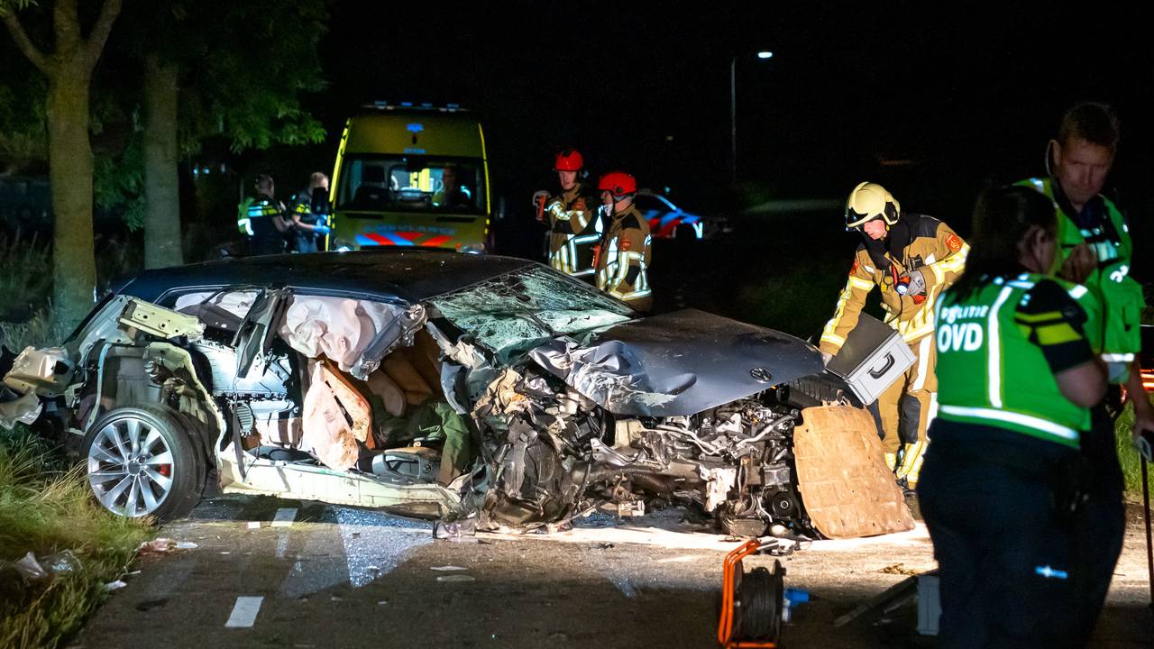 Zwaargewonde bij ongeluk in Heusden, hulpdiensten rukken massaal uit.