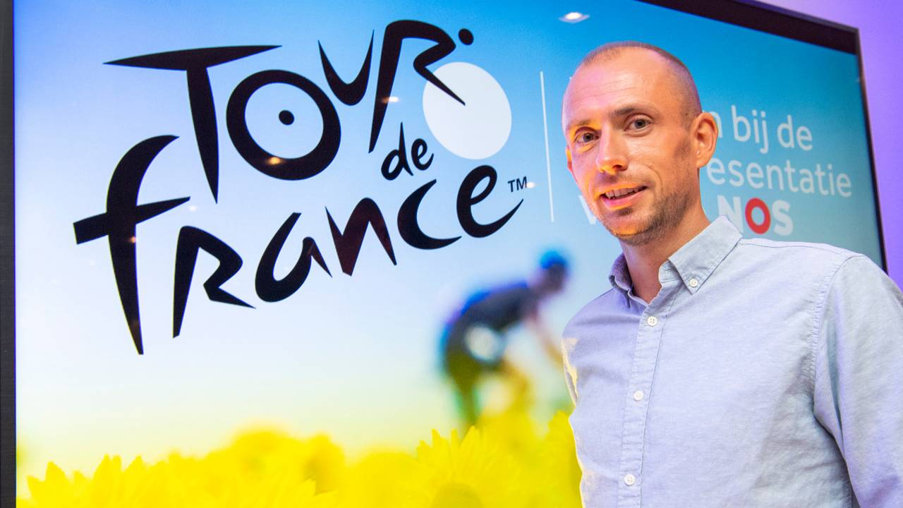 Stef Clement verzorgt het commentaar bij de Tour de France (foto: ANP).