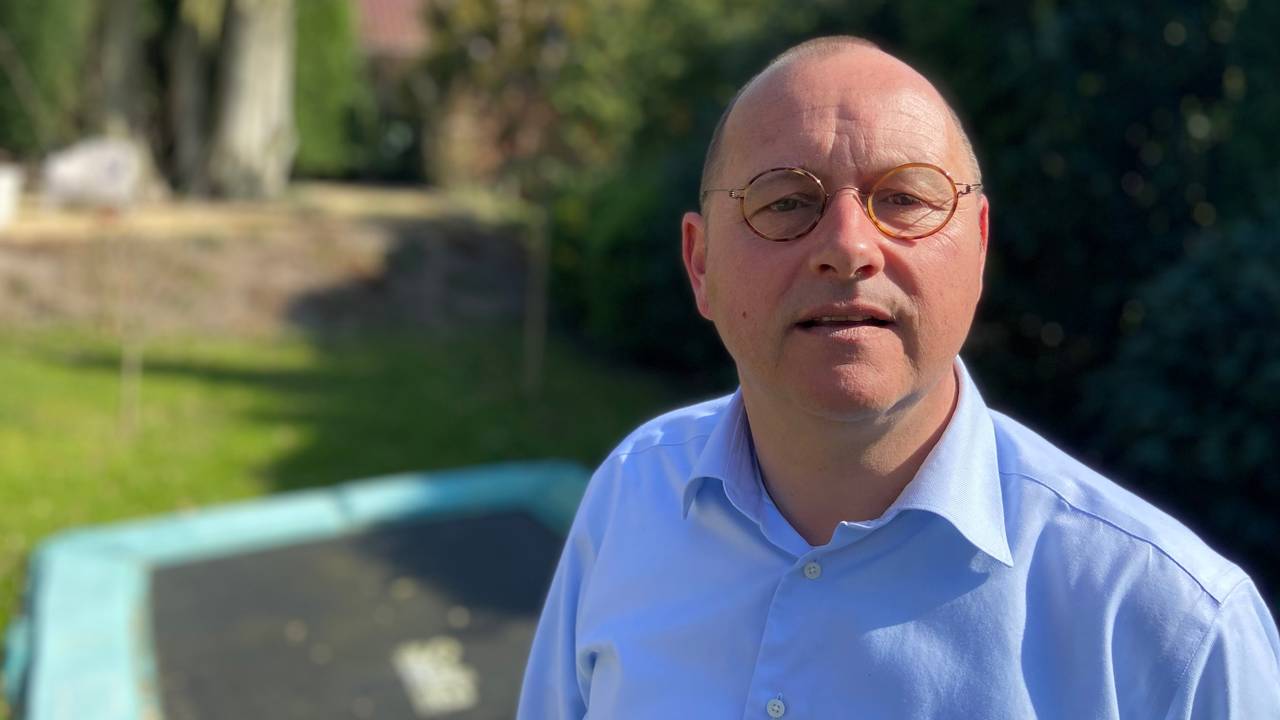 Arjan van der Weegen, voorman van de lokale partij GBWP (foto: Erik Peeters).