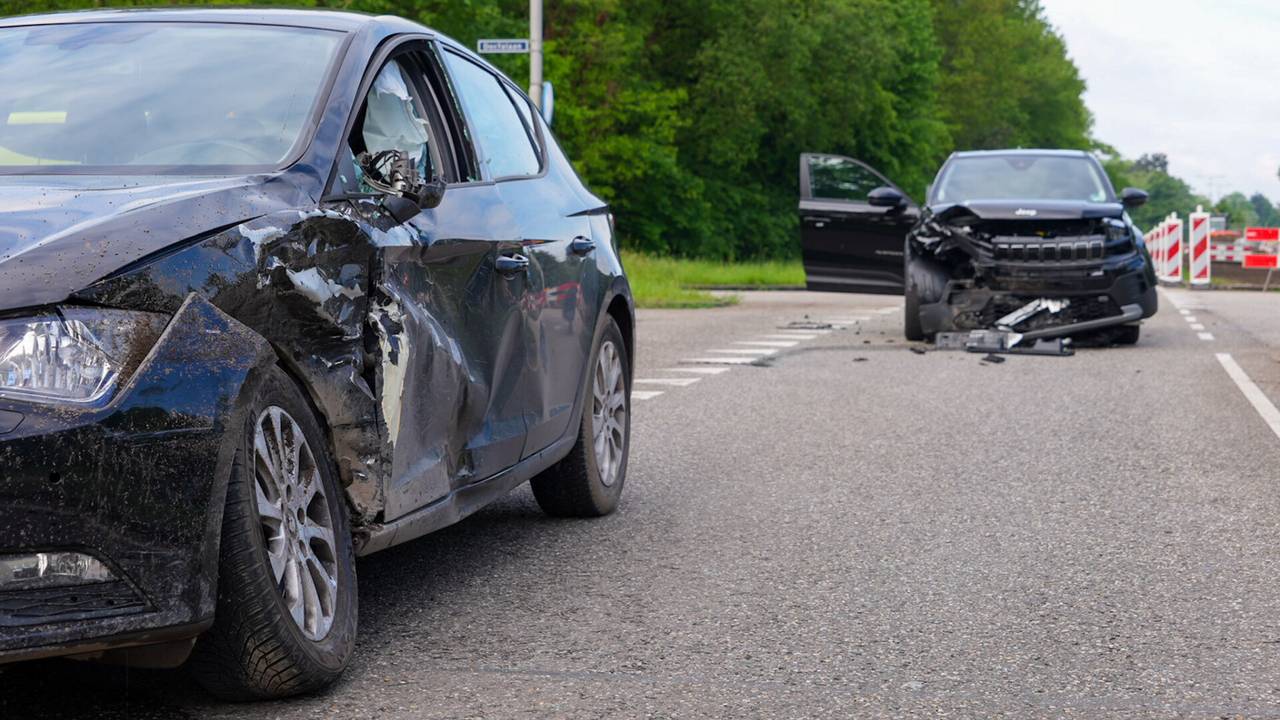 Hoe de botsing in Oss kon plaatsvinden, wordt onderzocht (foto: Gabor Heeres/SQ Vision).