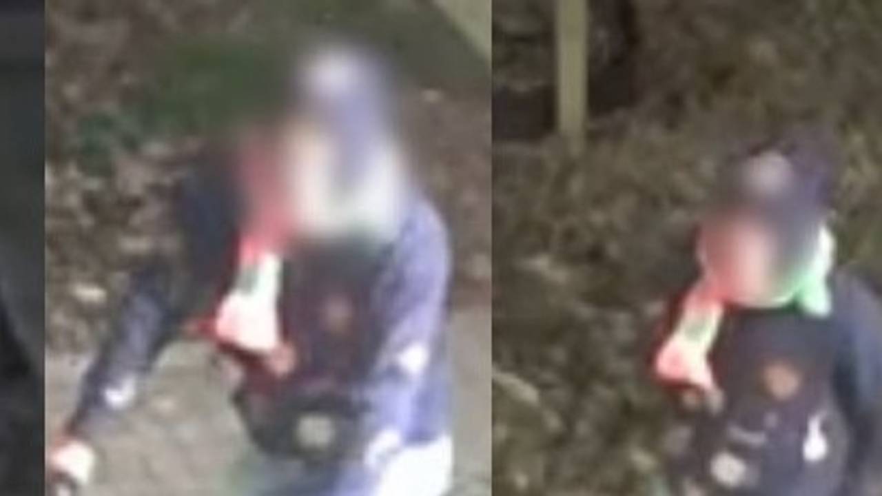 Deze man sloeg iemand knock-out in Tilburg (foto: Instagram politie Tilburg).