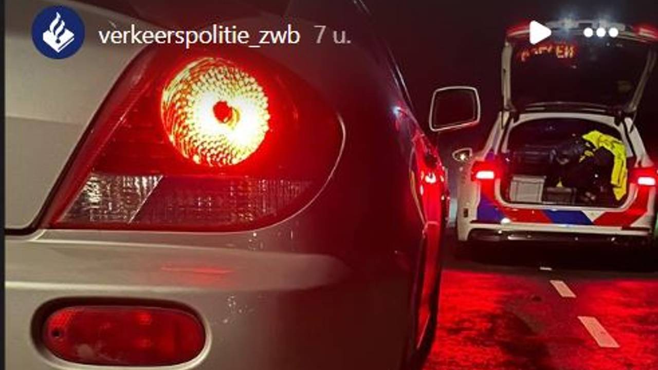 Foto: Instagram verkeerspolitie Zeeland-West-Brabant