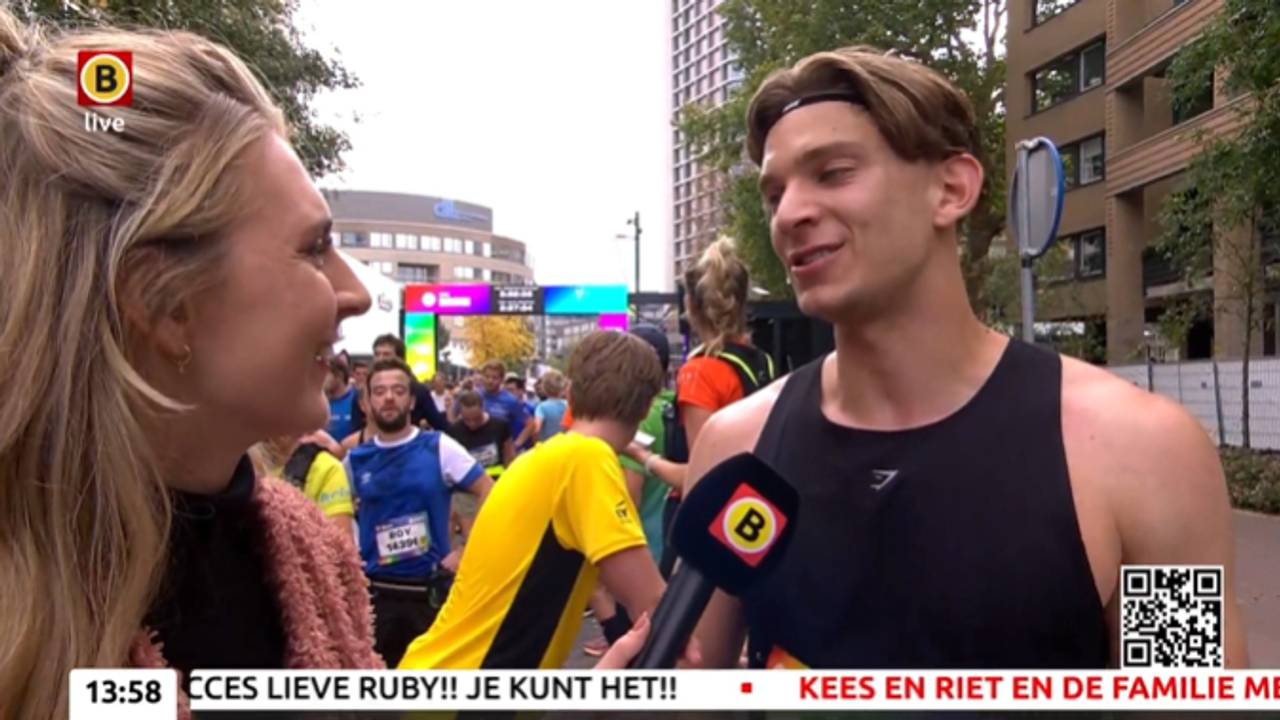 Voor Tijn Jansen was de marathon was heel bijzonder.