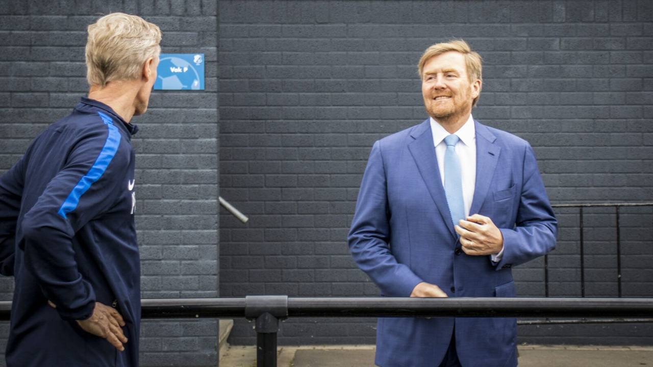 Koning bezoekt FC Eindhoven (foto: FC Eindhoven).