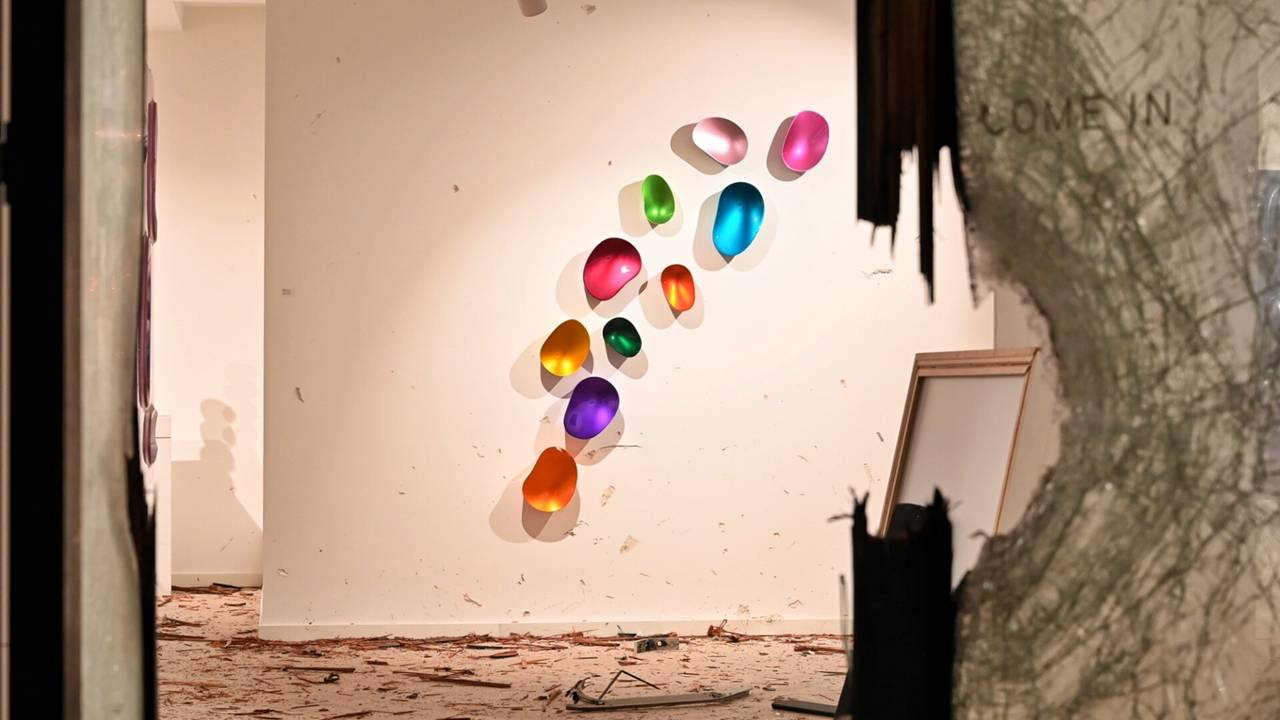 De schade na de kunstroof was enorm (foto: Toby de Kort/SQ Vision).