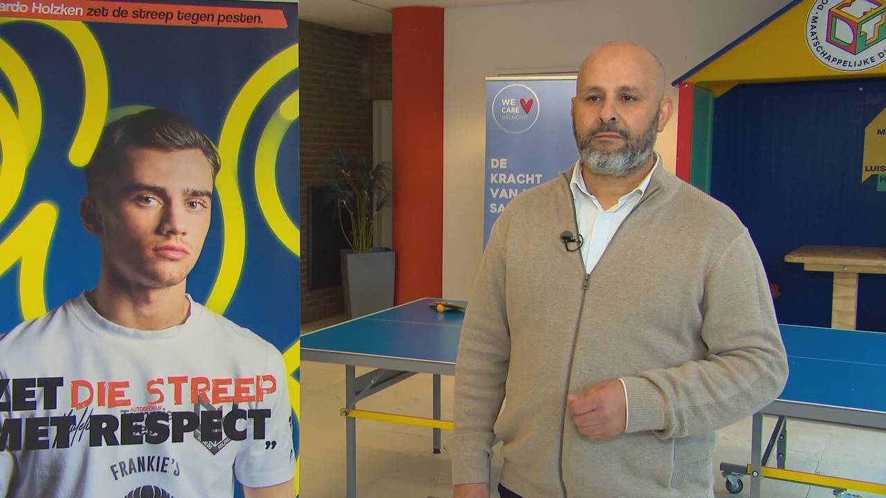 M'hamed Yahia hoopt met de campagne mensen bewust te maken van de impact van pesten (beeld: Omroep Brabant).