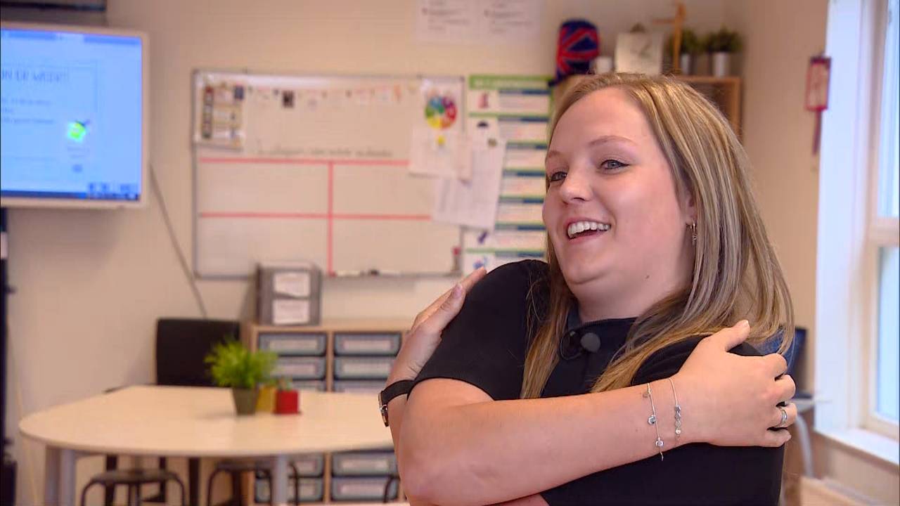 Juf Lindsay: 'Ik wil ze eigenlijk knuffelen.'