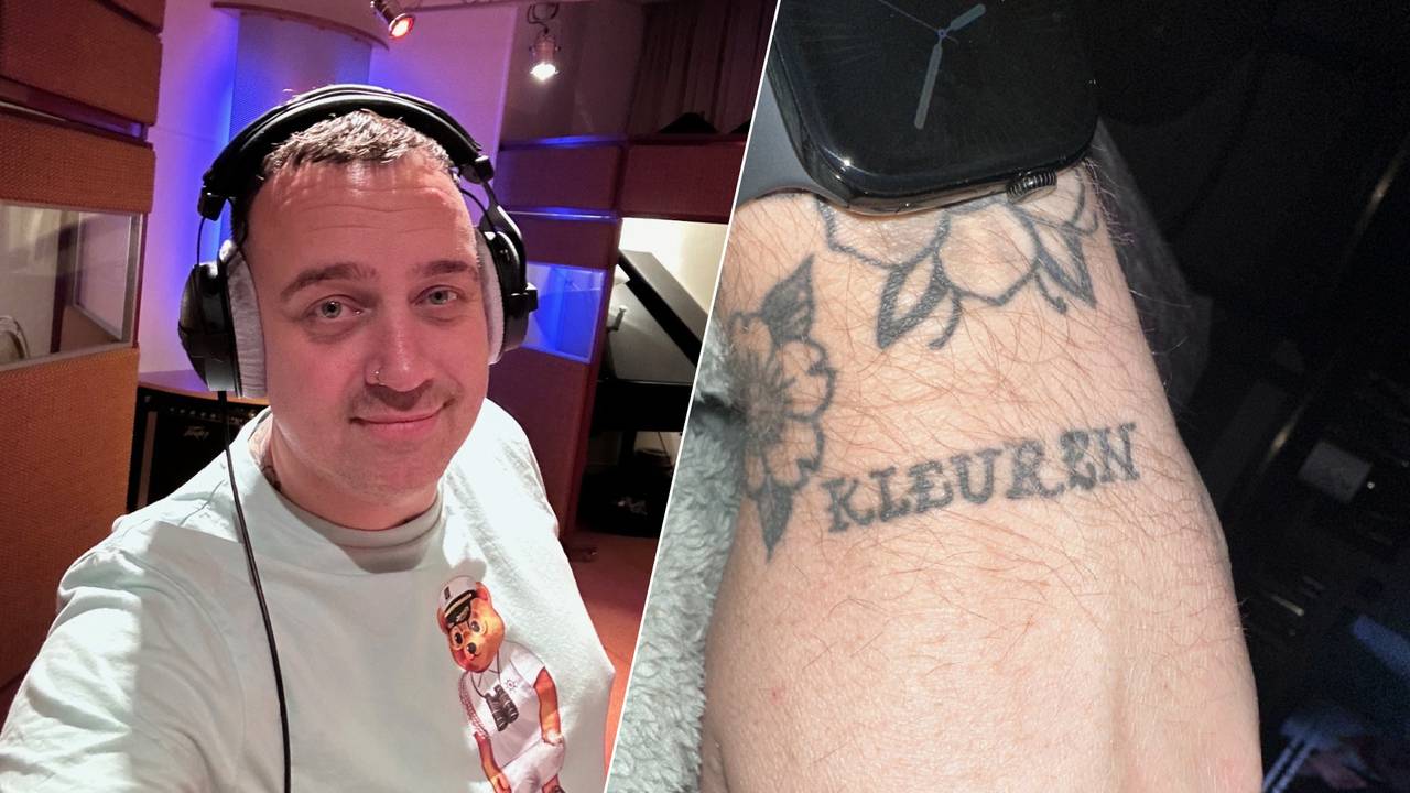 Maarten verwezenlijkte zijn muziekdroom en zette deze tattoo