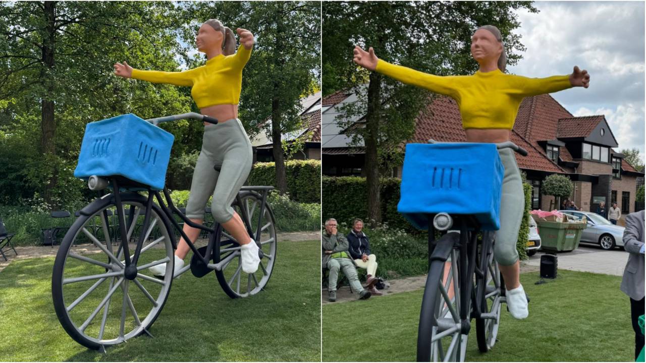 Ophef over dit kunstwerk in Veghel (foto: Gemeente Meierijstad).