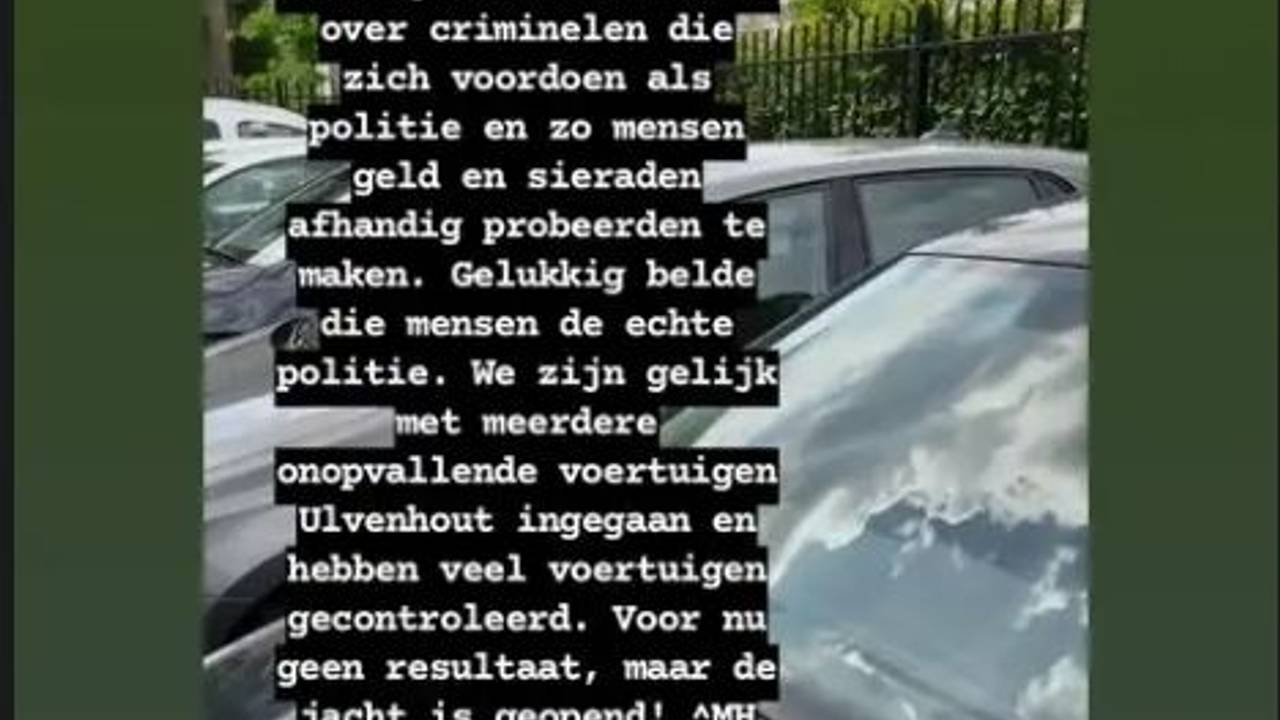 Foto: Instagram politie Markdal