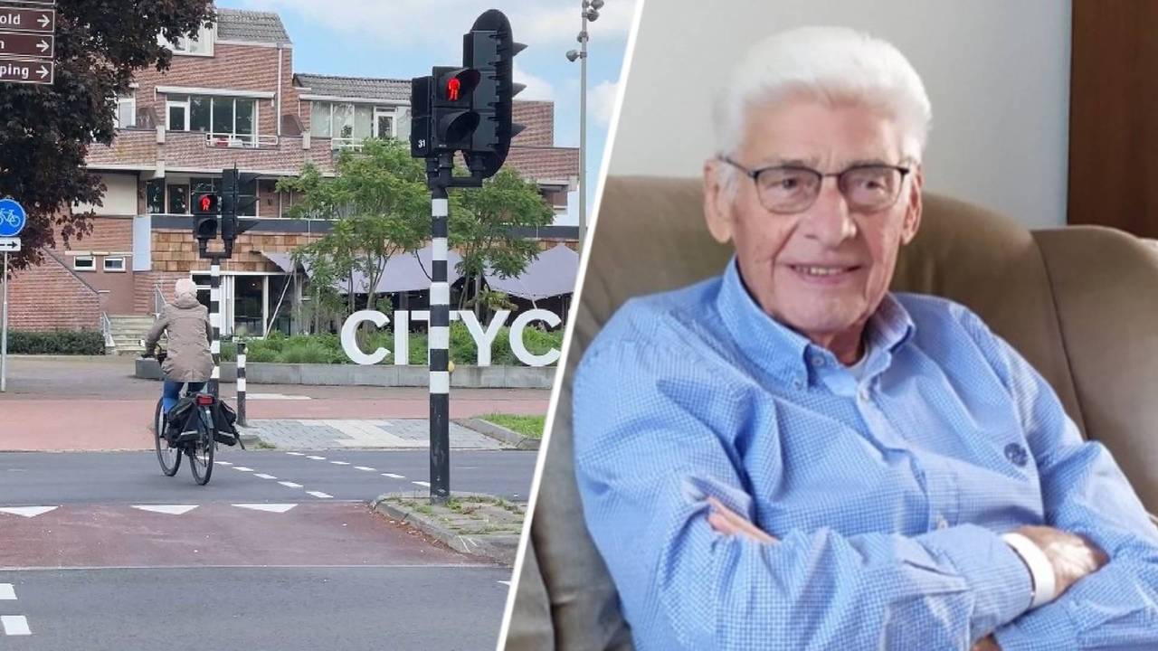 Links de plek waar Sjaak werd aangevallen, rechts Sjaak Mastbooms (privéfoto).