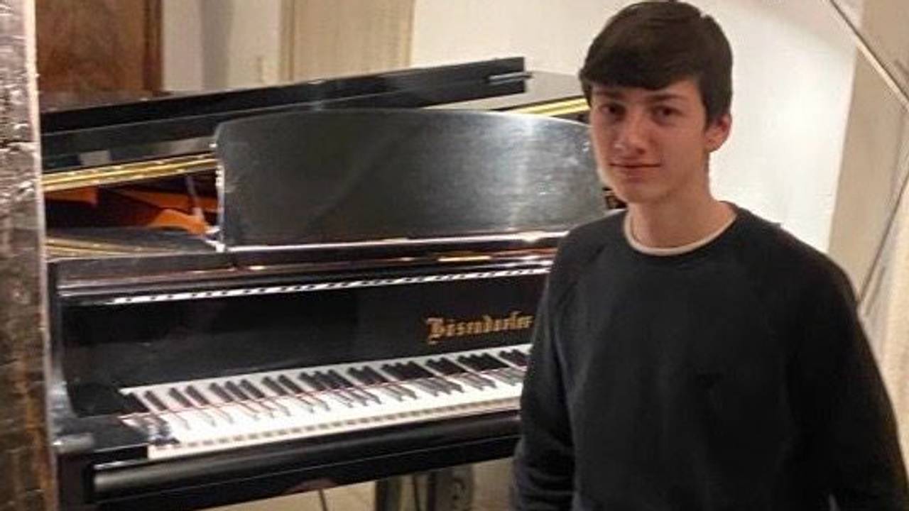 Gleb in Zwolle met zijn piano