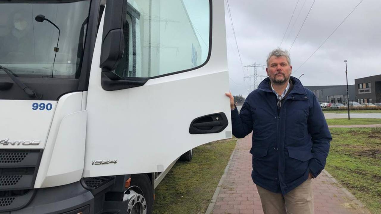 Michael Blok van het burgerplatform Containment Nu! (foto: René van Hoof).