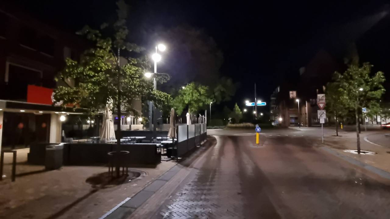 De plek waar het ongeluk gebeurde (foto: wijkagent Ger Roumen).