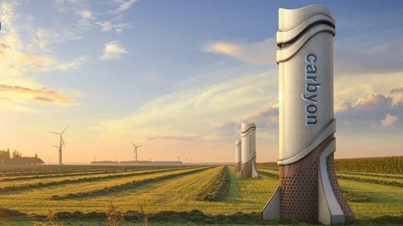 Een suggestie van hoe de container eruit zou moeten komen zien (beeld: Carbyon)